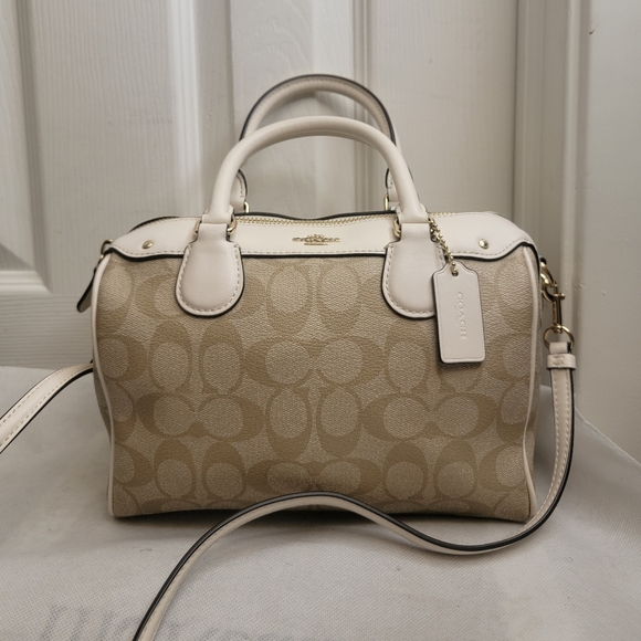 Coach mini Bennet sachel F58312 light Khaki handbag